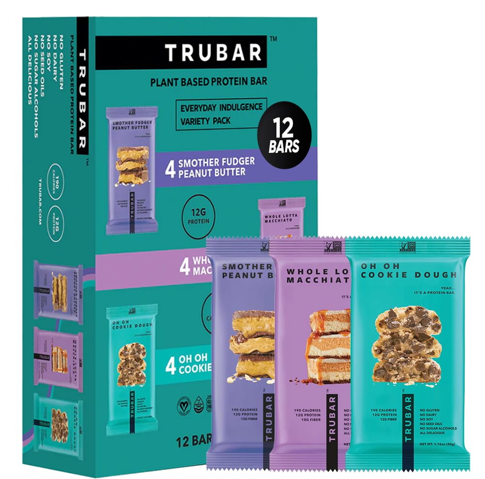 TRUBAR front packaging assortment showing variety and portion convenience