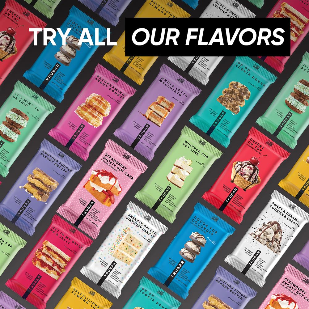 TRUBAR bars arranged in bowl showing family-friendly snack presentation