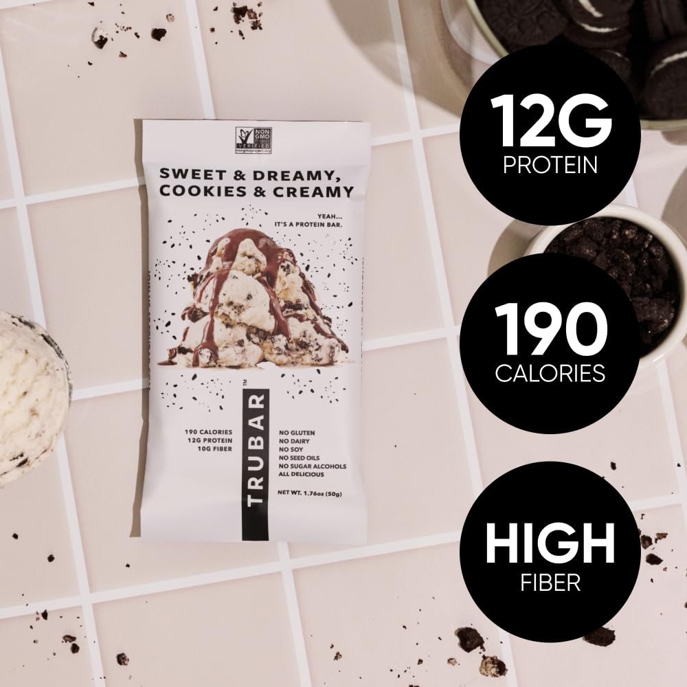 TRUBAR bar next to a measuring tape showing single-serve portion control