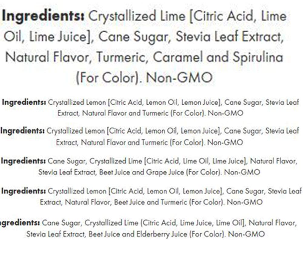 True Citrus sachet close-up showing crystallized fruit and natural ingredient clarity