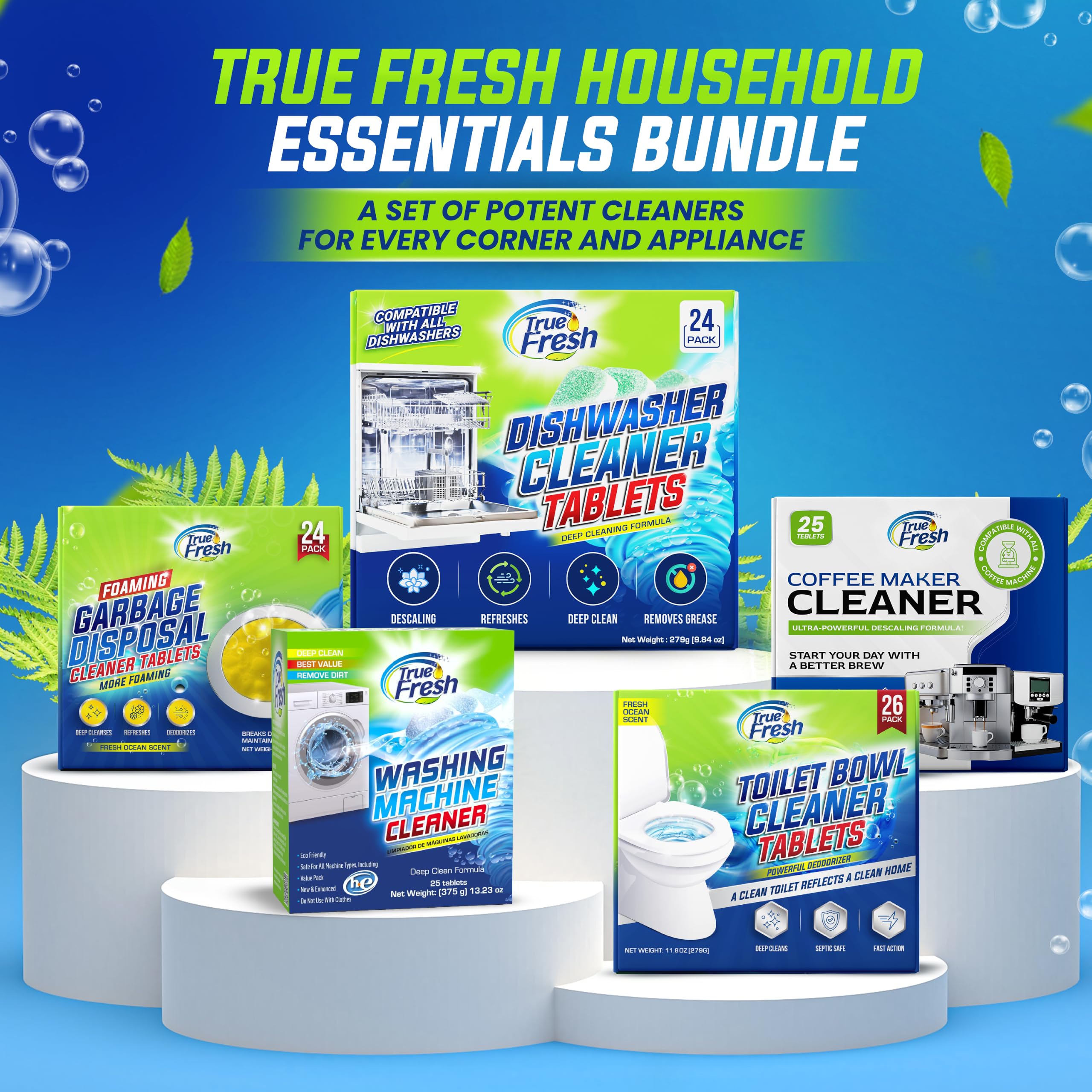 True Fresh pack on kitchen counter illustrating easy monthly maintenance