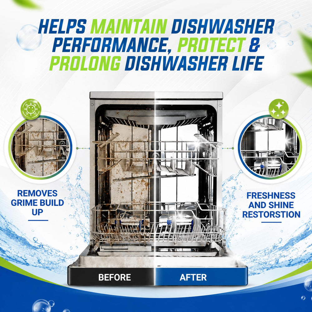 True Fresh tablet close-up texture and fizzing action for effective cleaning