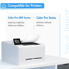 TRUE IMAGE black cartridge close-up highlighting clear text printing benefits