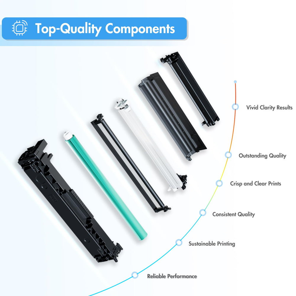 TRUE IMAGE cartridge installed in HP M281fdw for easy replacement benefit