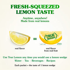 True Lemon crystallized lemon texture in bowl, easy to measure and mix