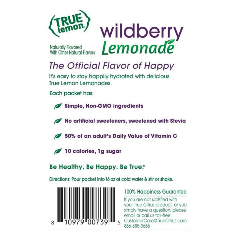 True Lemon poured into sparkling water ready for a low-calorie mocktail