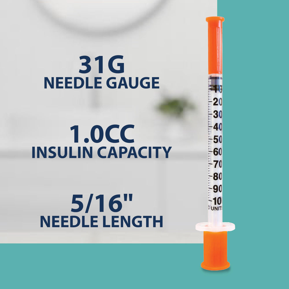 TRUEplus barrel scale markings visible for precise unit measurement and easier dose confirmation