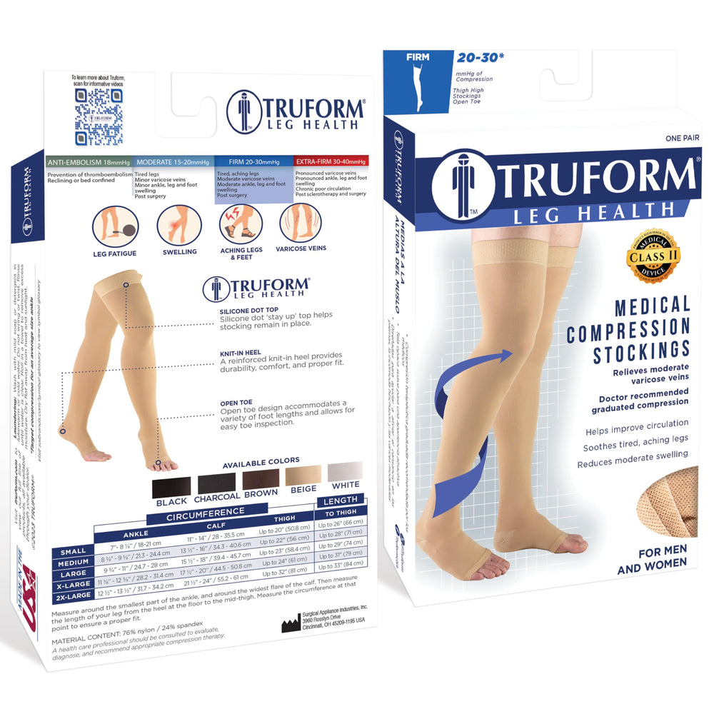 Truform open-toe sandal foot detail showing breathable comfort benefit
