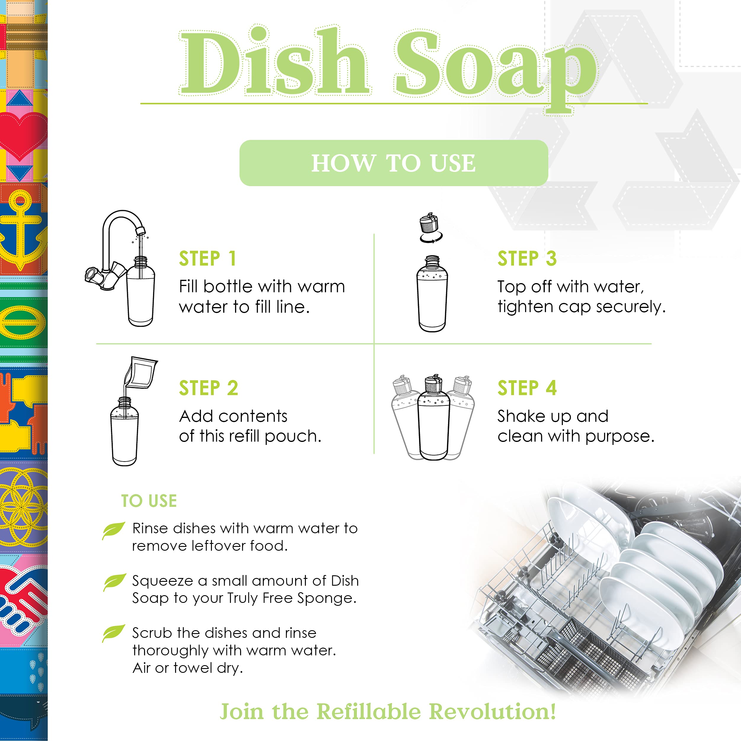 Truly Free 16 fl oz bottle beside everyday items to show compact size and value