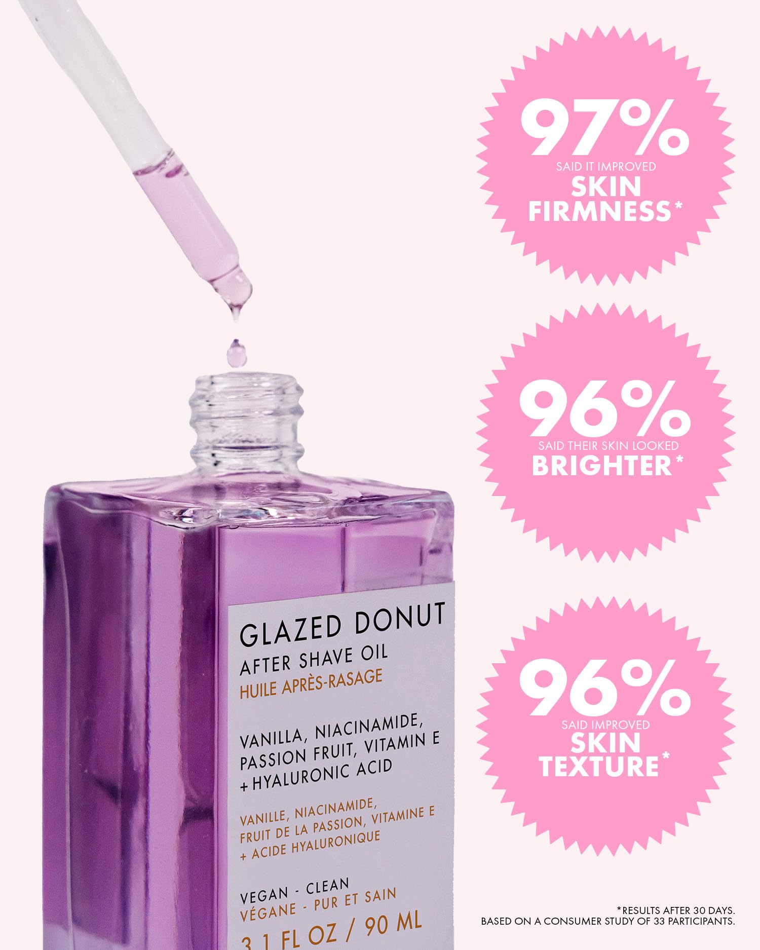 Truly bottle in hand showing travel-friendly size and easy handling