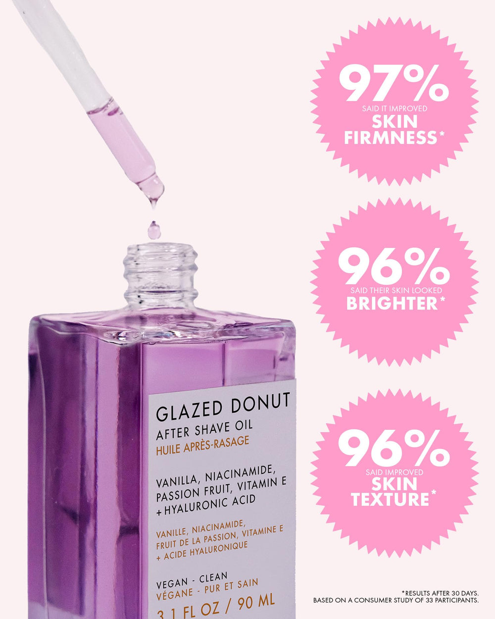 Truly bottle in hand showing travel-friendly size and easy handling