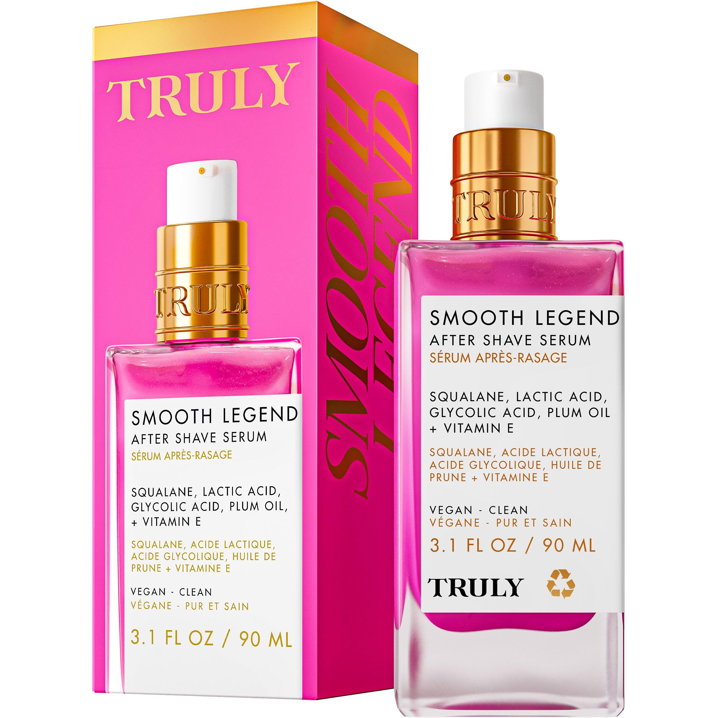 Truly front bottle view showing clean packaging and easy application benefit