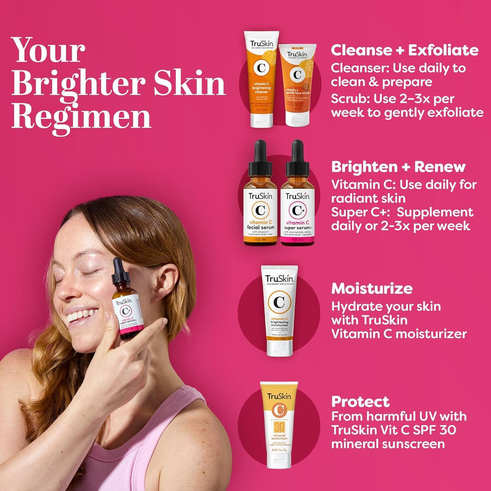 TruSkin serum being applied to hand showing smooth absorption benefit
