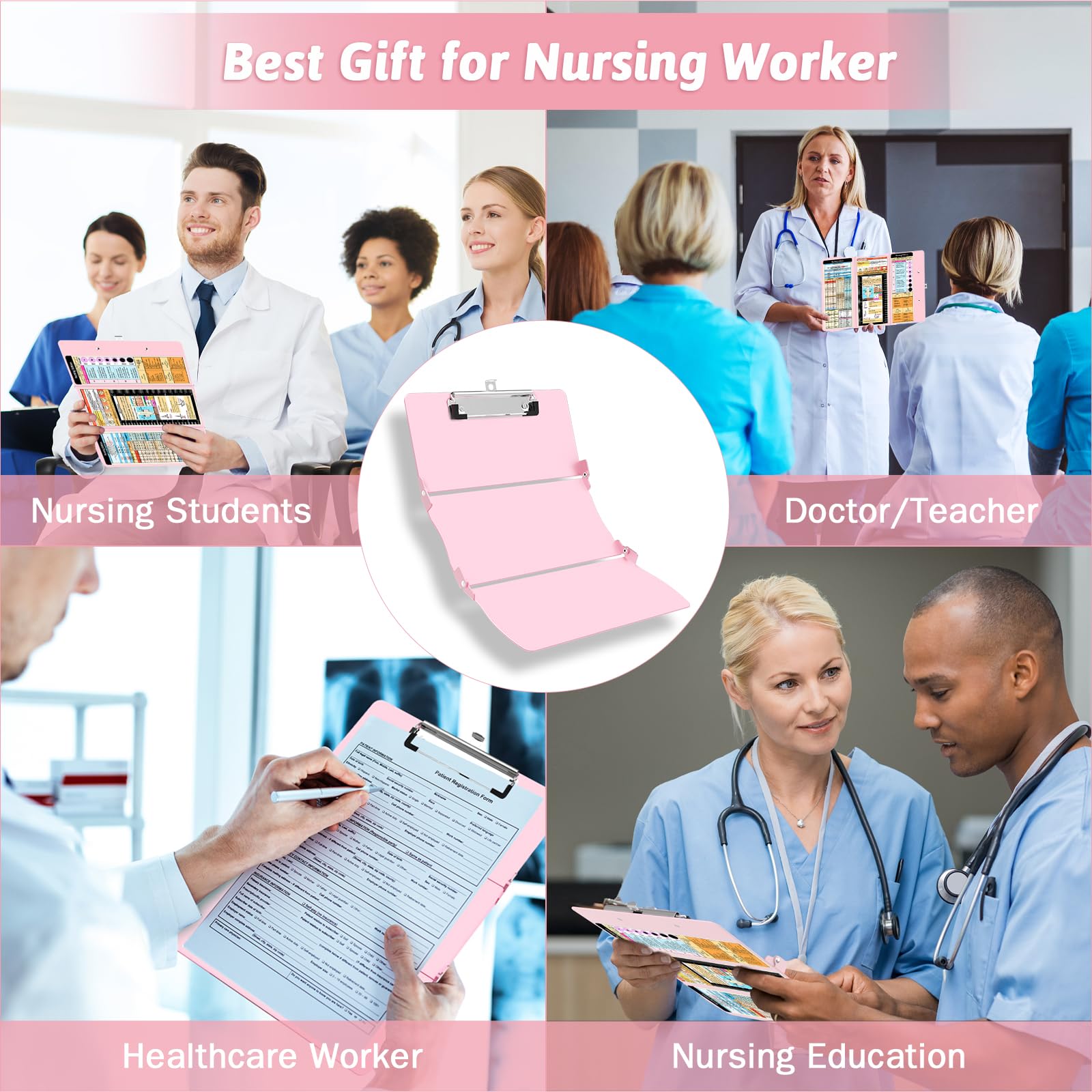 Trustnice clipboard lifestyle hospital rounds scene aiding efficient charting during shifts