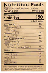 Truvani chocolate peanut butter shake in glass demonstrating creamy blend benefit