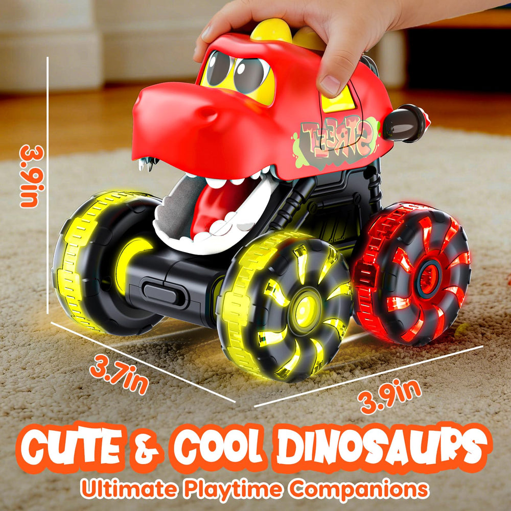 Tsomtto children racing trucks outdoors encouraging active imaginative play