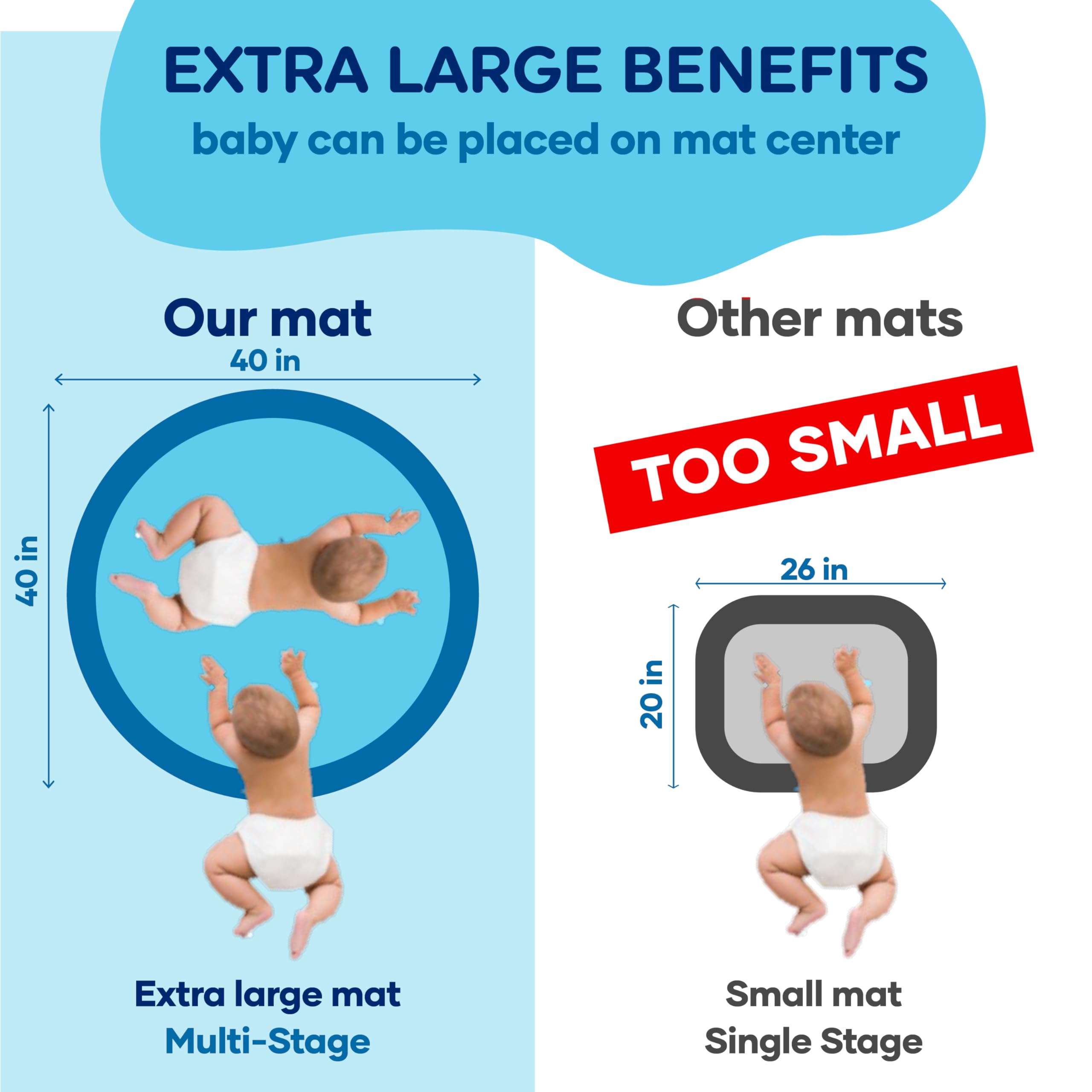 TT TUMMYTIMEZ internal floating toys detail showing sensory movement and tracking benefit