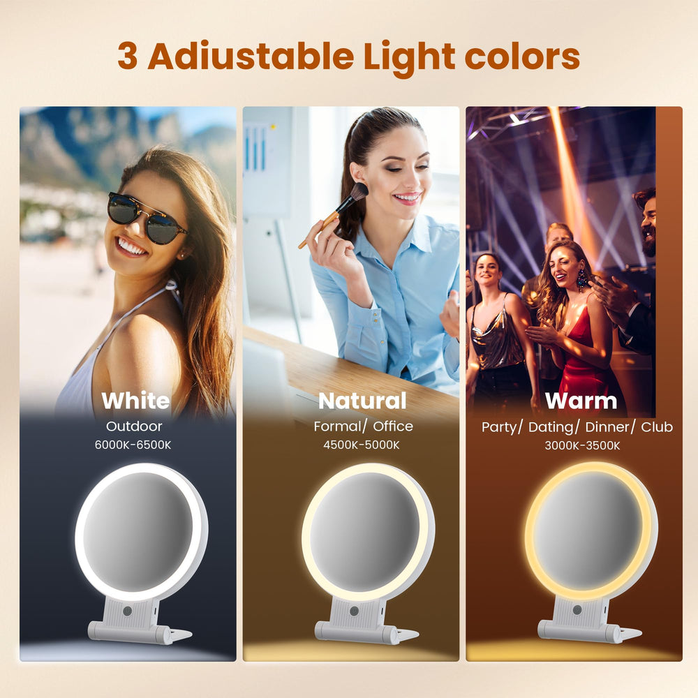 tubbede illuminated demonstrating three color modes for true-tone lighting