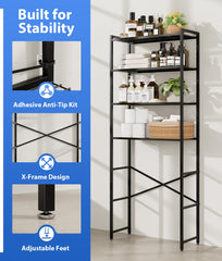 Tujurich adjustable feet detail ensuring stability on uneven bathroom floors