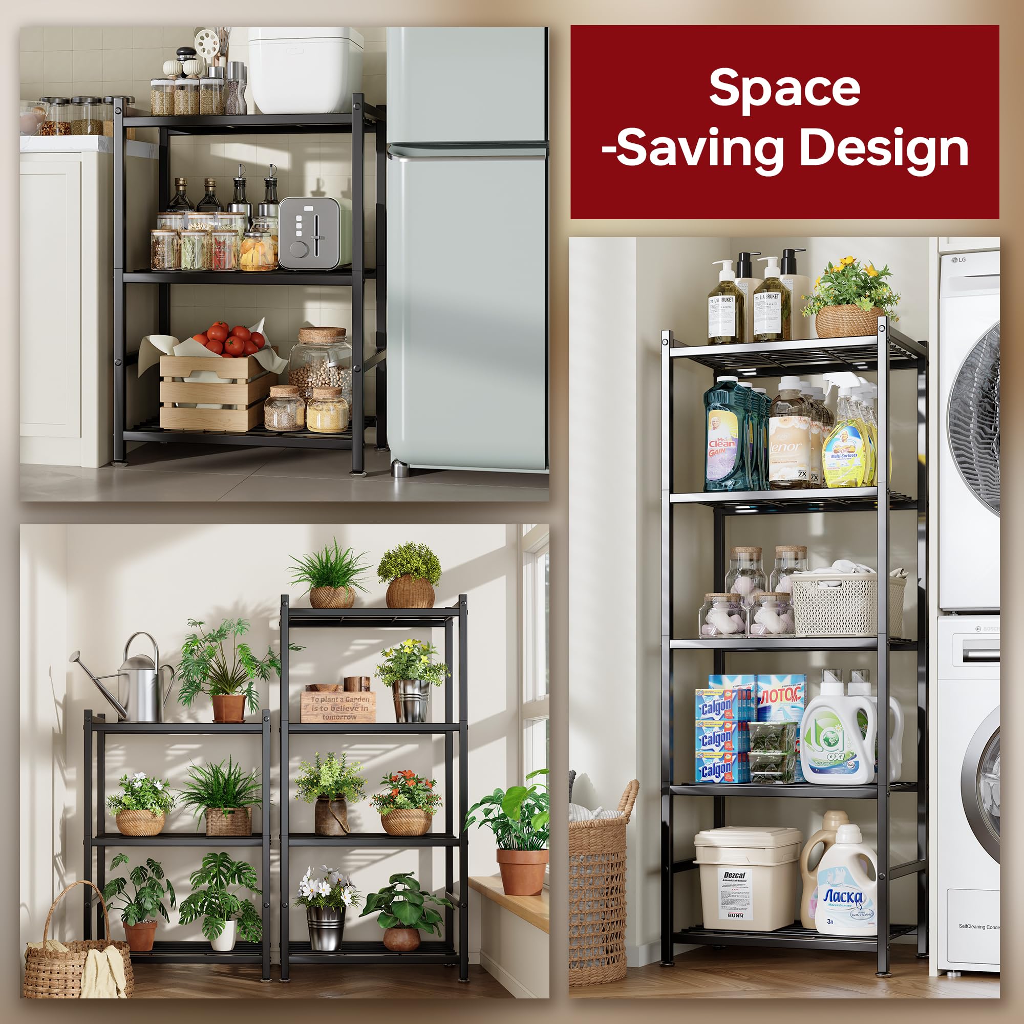 Tujurich unit in garage storing tools and paint showing durable, rust-resistant benefit