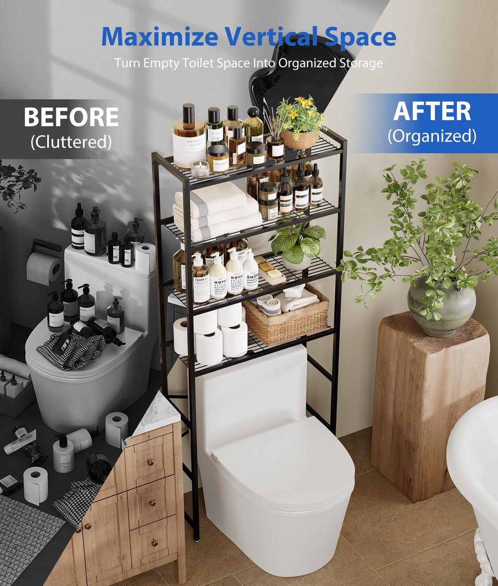 Tujurich in bathroom lifestyle setup demonstrating neat organized storage