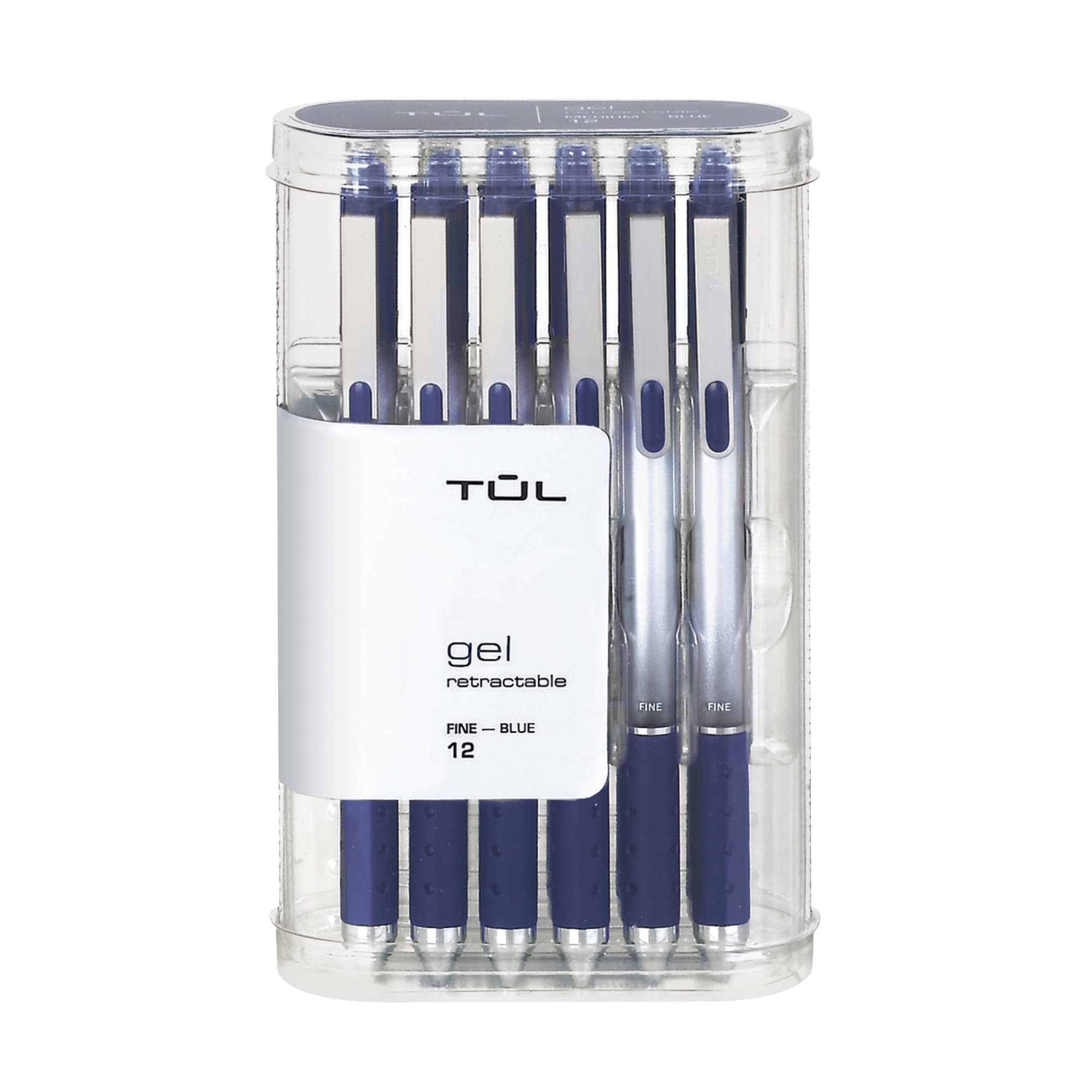 TUL pen grip close-up highlighting textured rubber grip and smooth writing