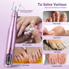 TUOBEO layout of 11 drill bits and 56 sanding bands illustrating versatile attachments