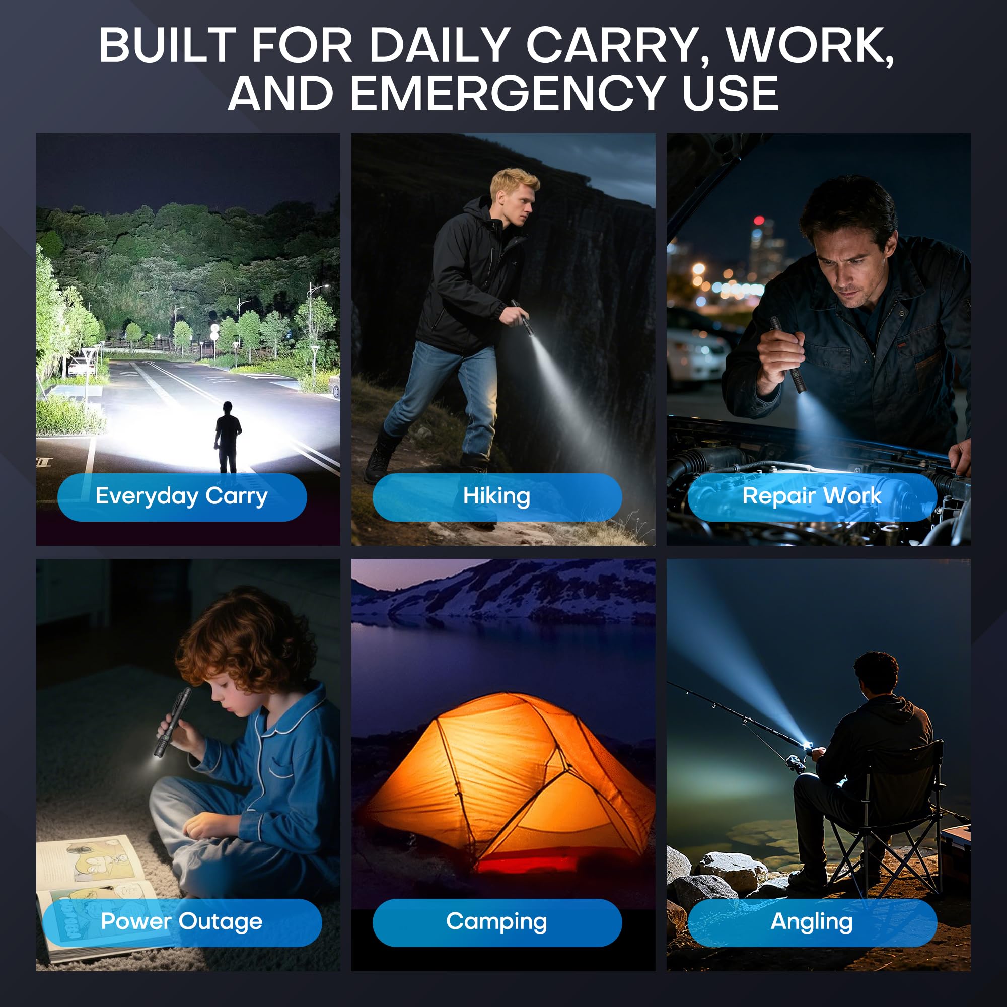TUOWEE unboxed with accessories showing ready-to-use everyday carry kit