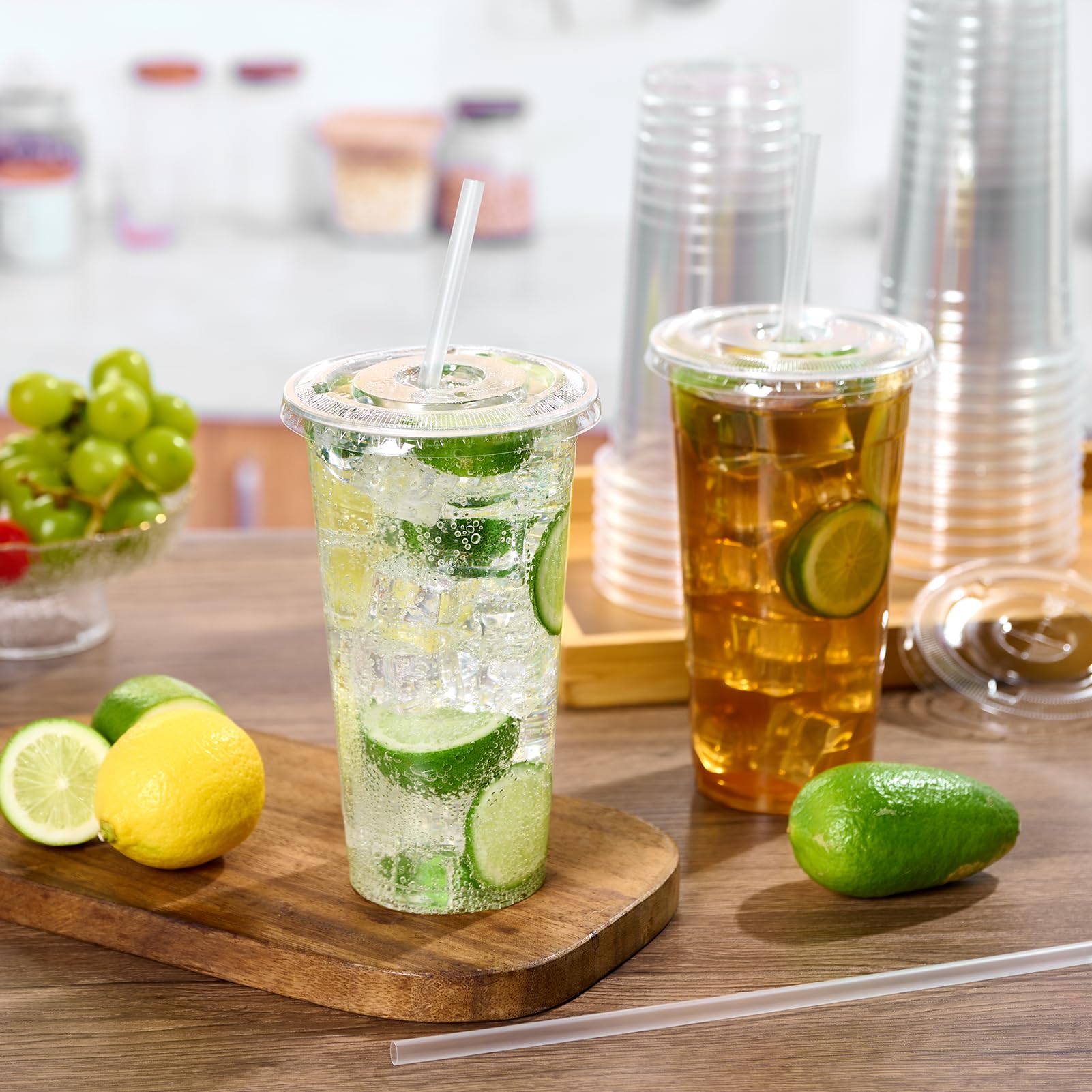 Turbo Bee cup in use with iced coffee showing convenient takeaway benefit