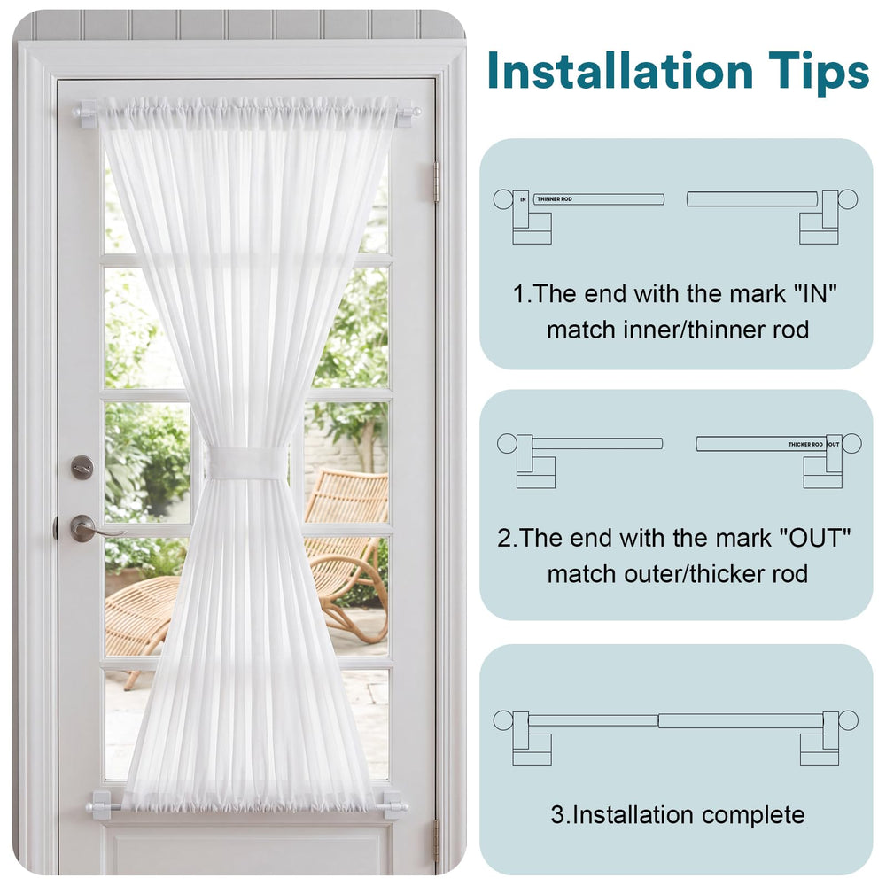 Turquoize in kitchen setting with curtain, renter-friendly decor without drilling