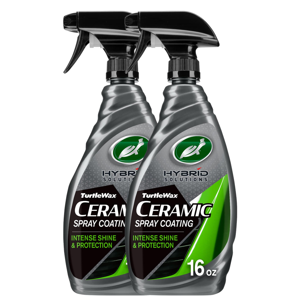 Turtle Wax front packaging showing dual 16 oz bottles and benefits