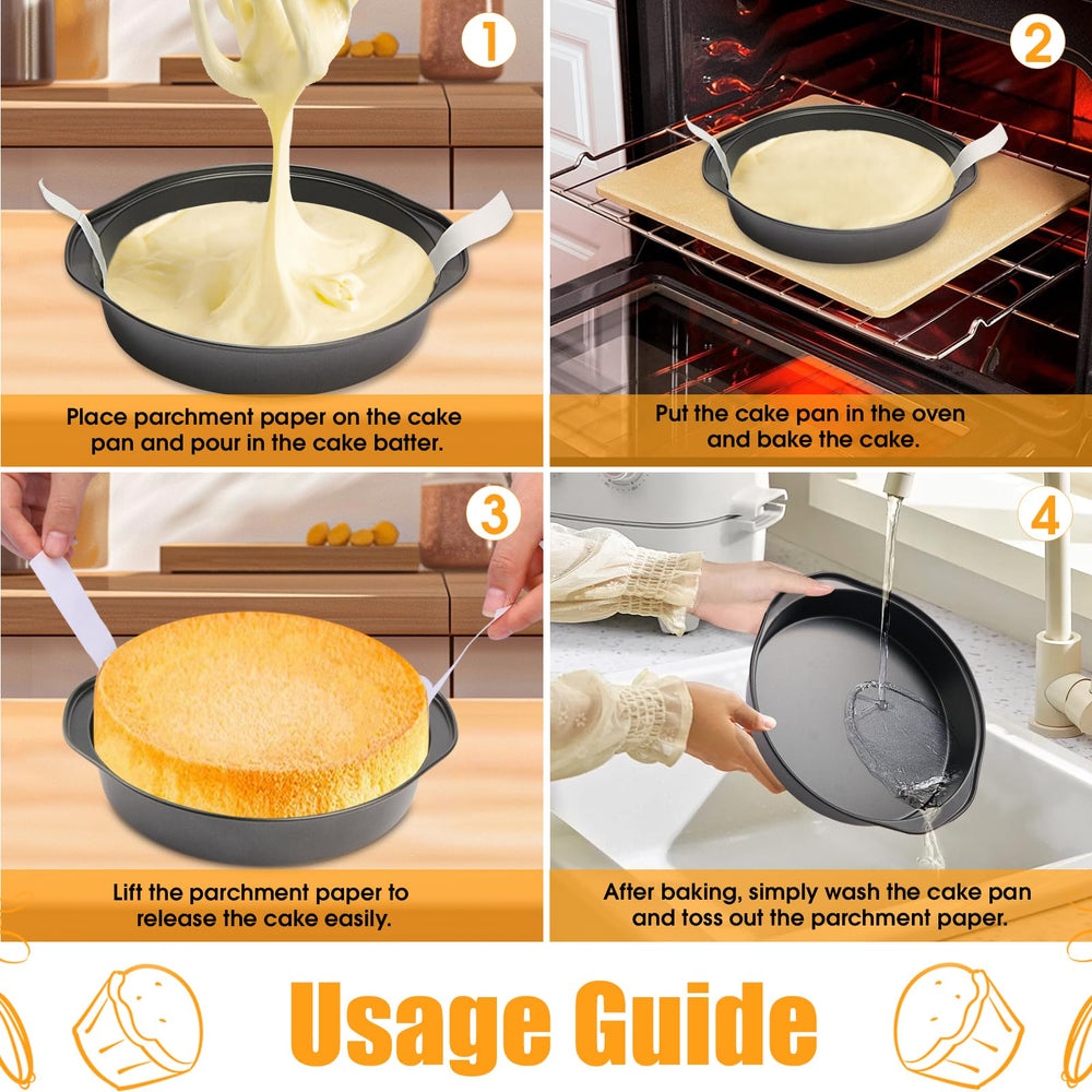 tutikuki baked layer cake in pan, demonstrates even browning result