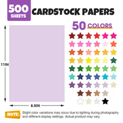TUXIYA fan spread displaying 50 distinct colors for easy selection and matching