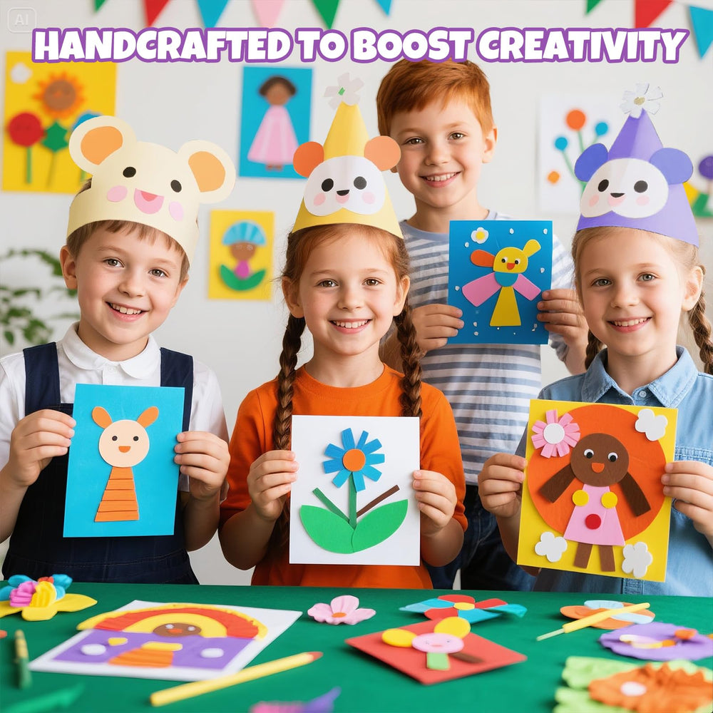 TUXIYA cut and rolled paper flowers crafted from the cardstock, durable and vibrant