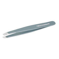 Tweezerman mist blue front packaging showing professional tweezer benefit