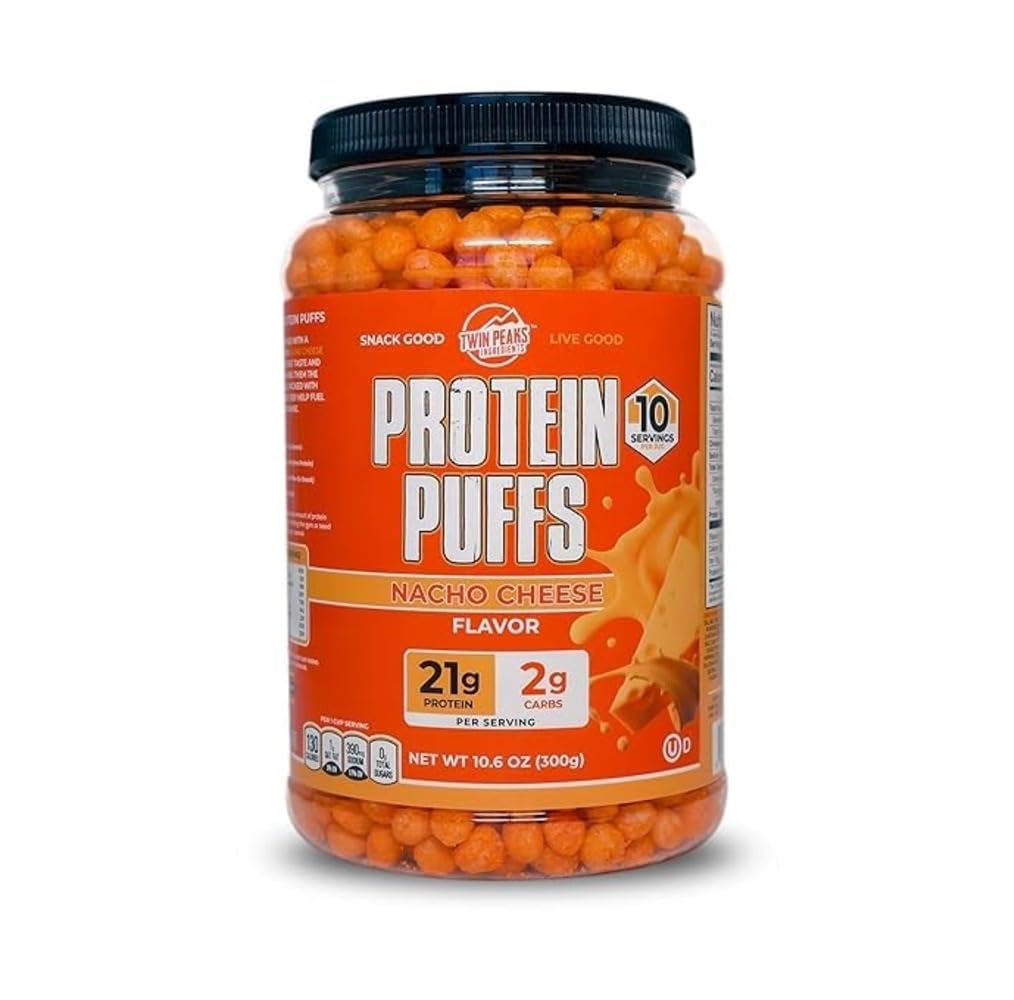 TWIN PEAKS INGREDIENTS Nacho Cheese front pack showing flavor and protein benefits