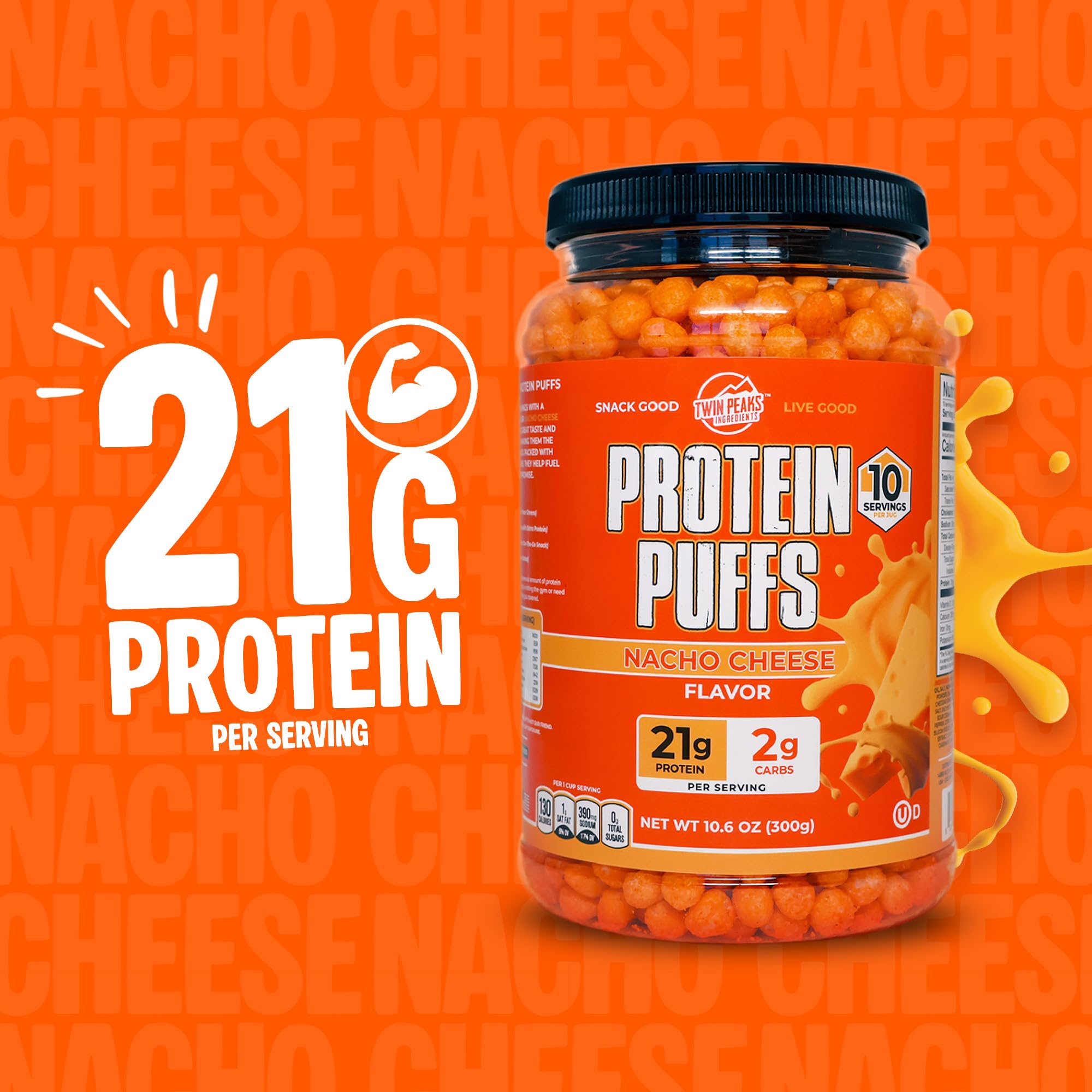 TWIN PEAKS INGREDIENTS resealable snack bag in a gym bag for convenient protein fueling