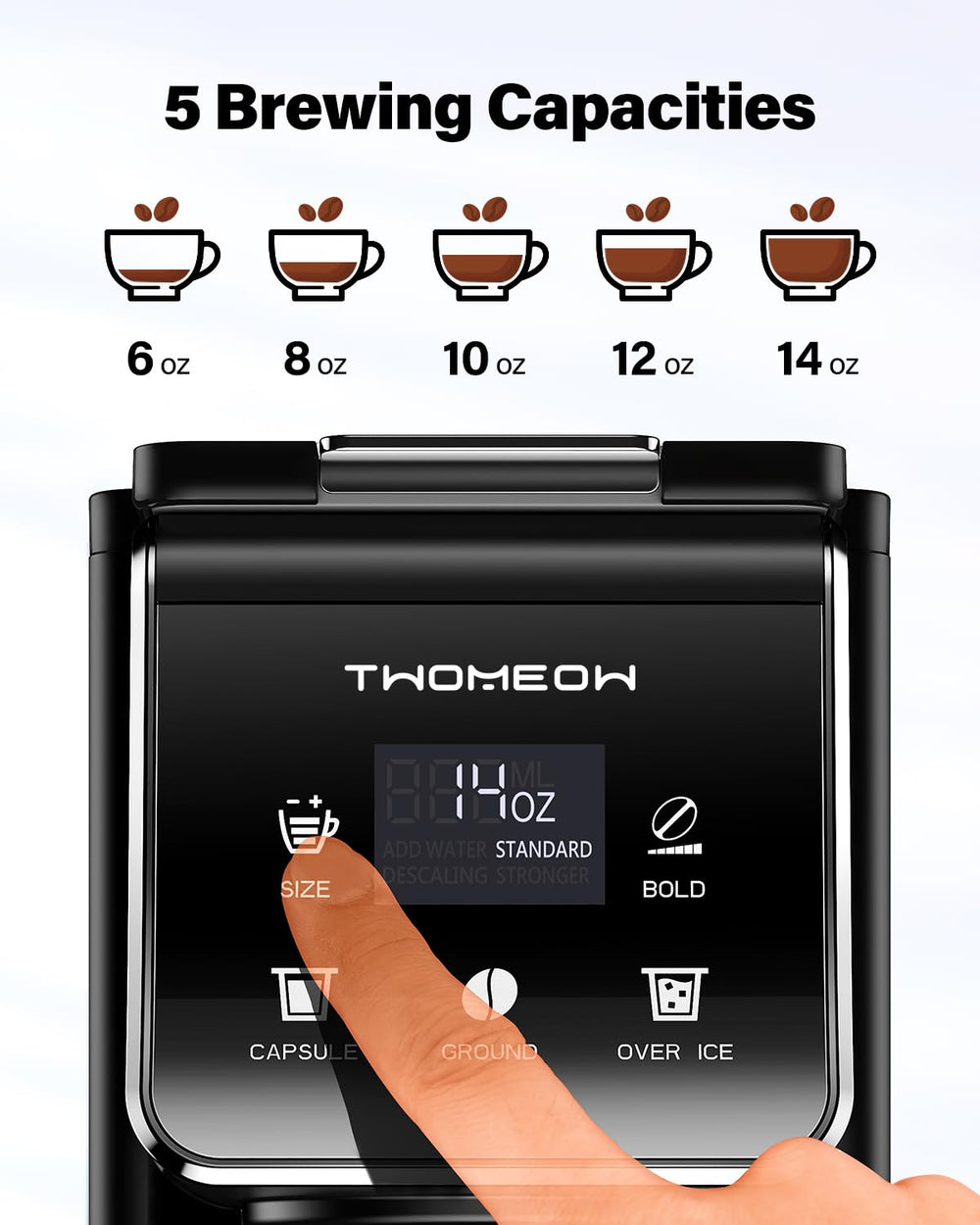 TWOMEOW reusable filter and capsule holder demonstrating pod and grounds versatility benefit