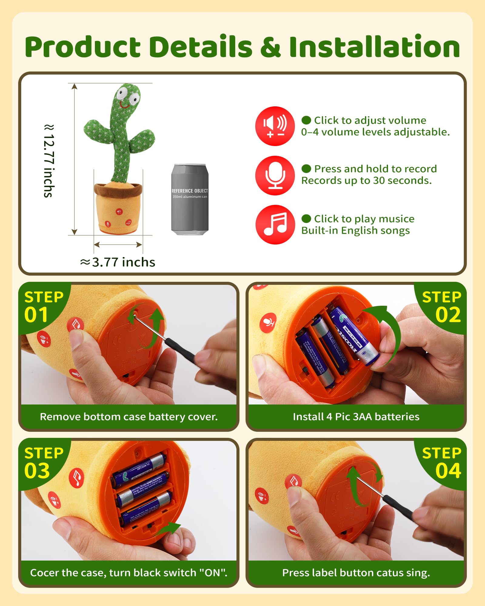TWORIVER packaging with instructions and included safety information