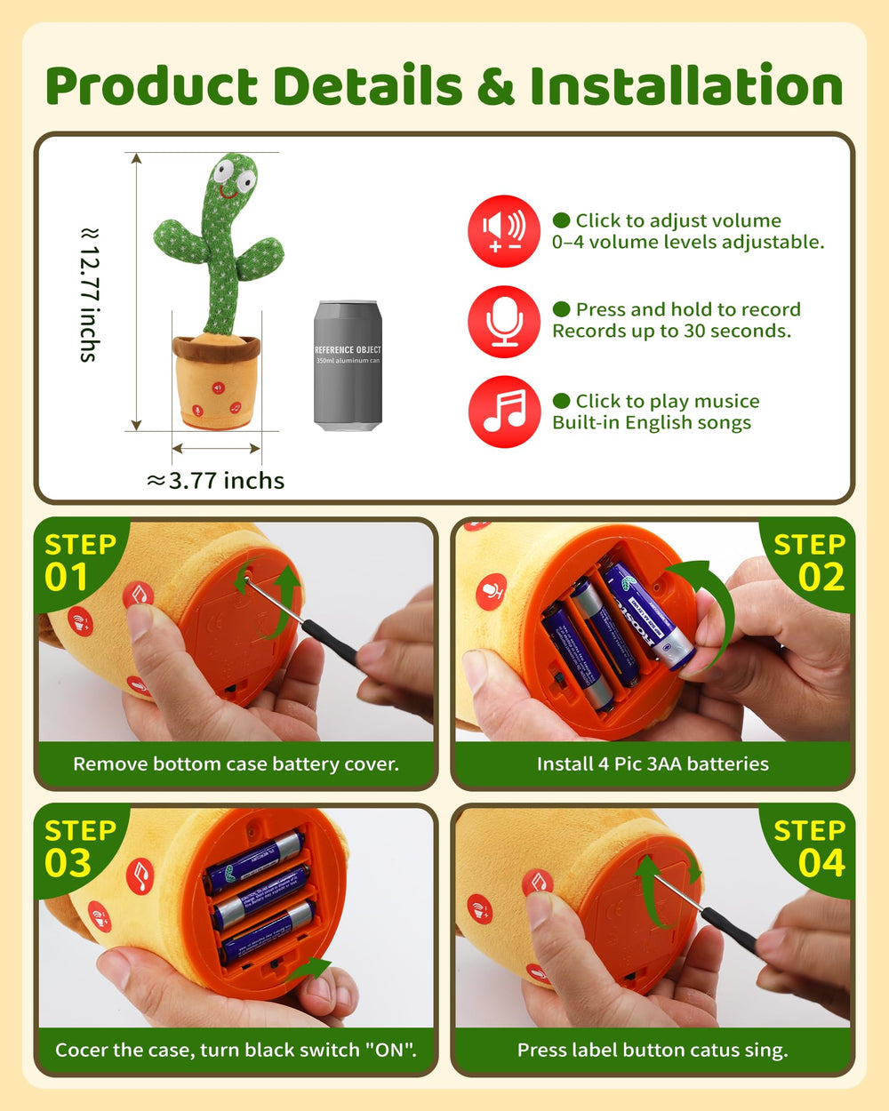 TWORIVER packaging with instructions and included safety information