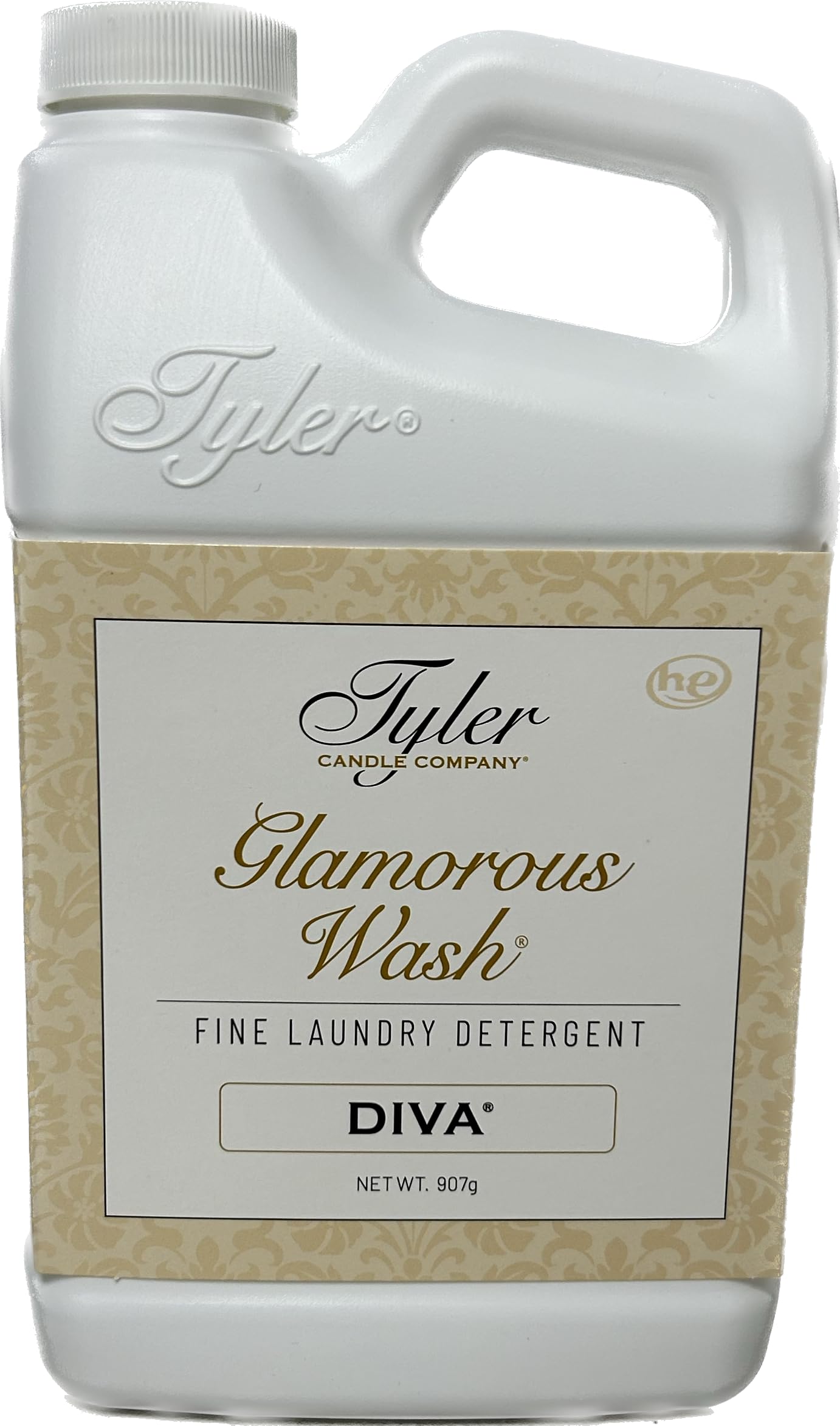 TYLER CANDLE COMPANY Diva front packaging showing label and volume for clear identification and benefits