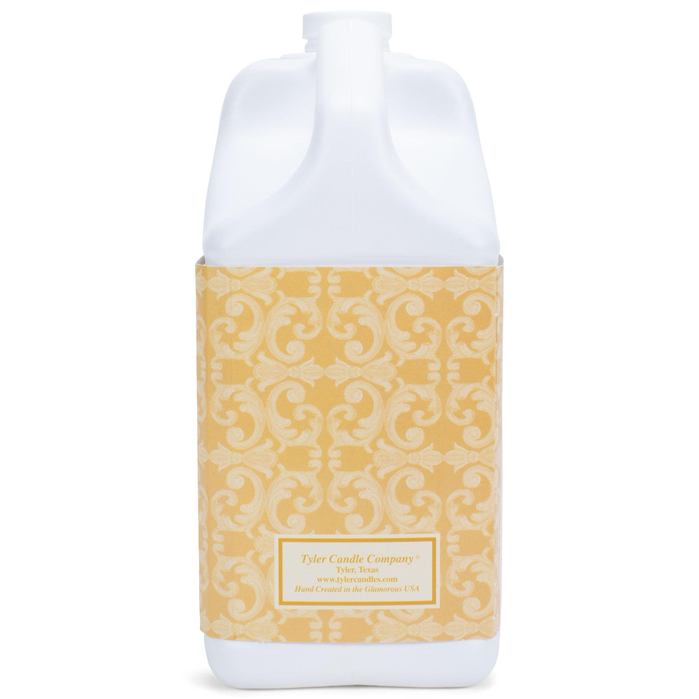 Tyler Candle Company detergent used in washing machine delivering scented laundry