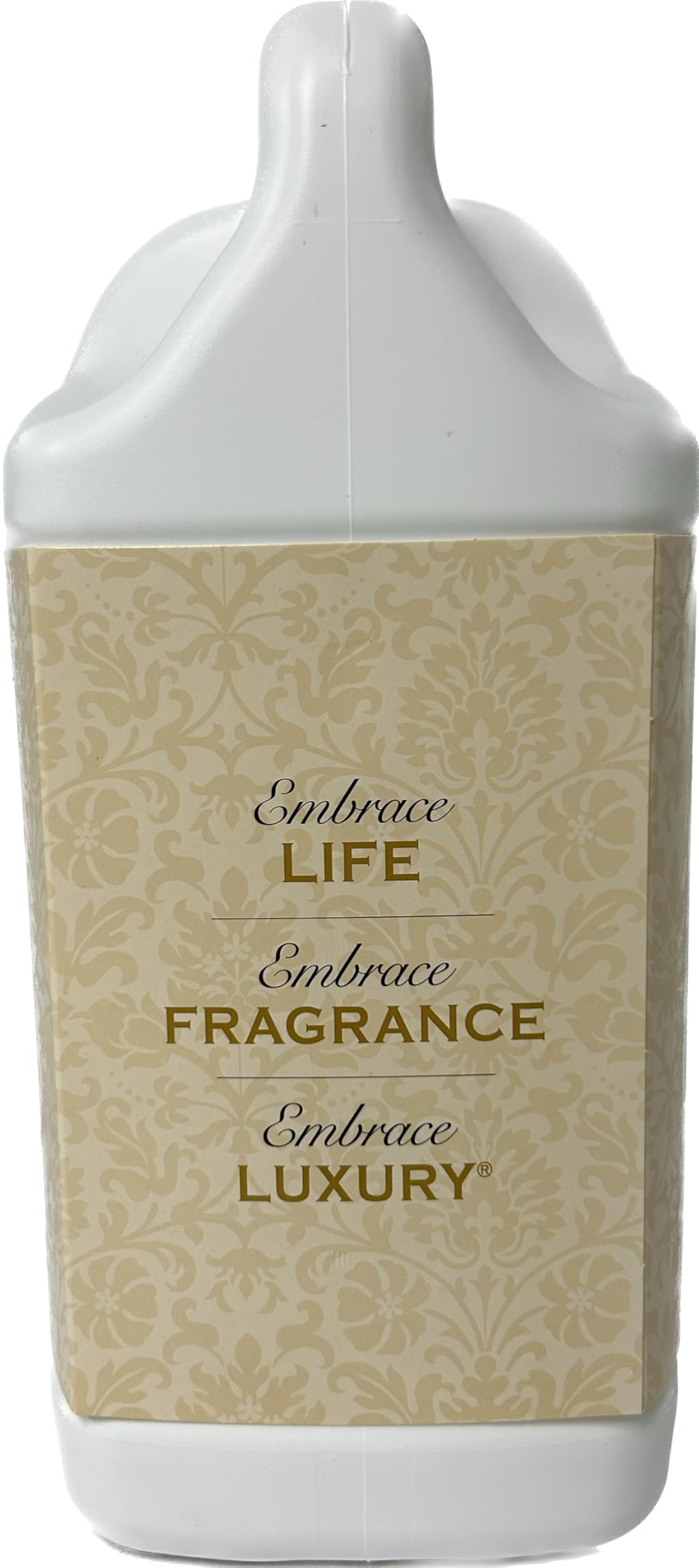 TYLER CANDLE COMPANY gallon next to folded towel to show size and long-lasting value