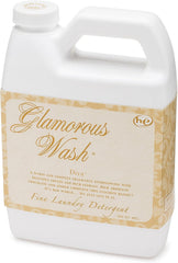 TYLER CANDLE COMPANY Glamorous Wash bottle front view showing label and 32oz size and delicate fabric care
