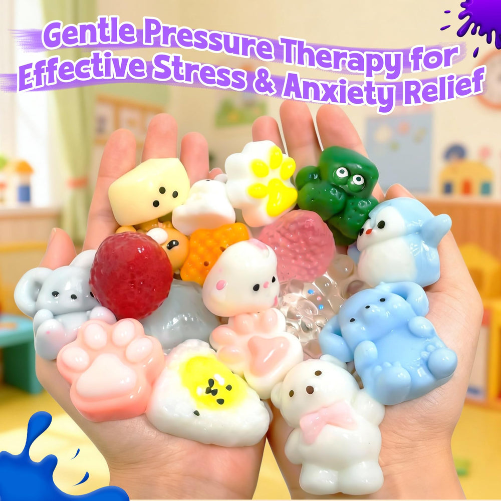 Tylices kids playing at a party enjoying squishies, fun non-candy favors
