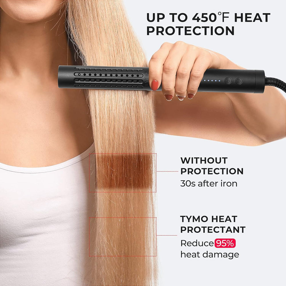 TYMO argan oil texture on hair for moisturizing benefit