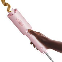 TYMO CURLPRO front view showing barrel and buttons for fast styling