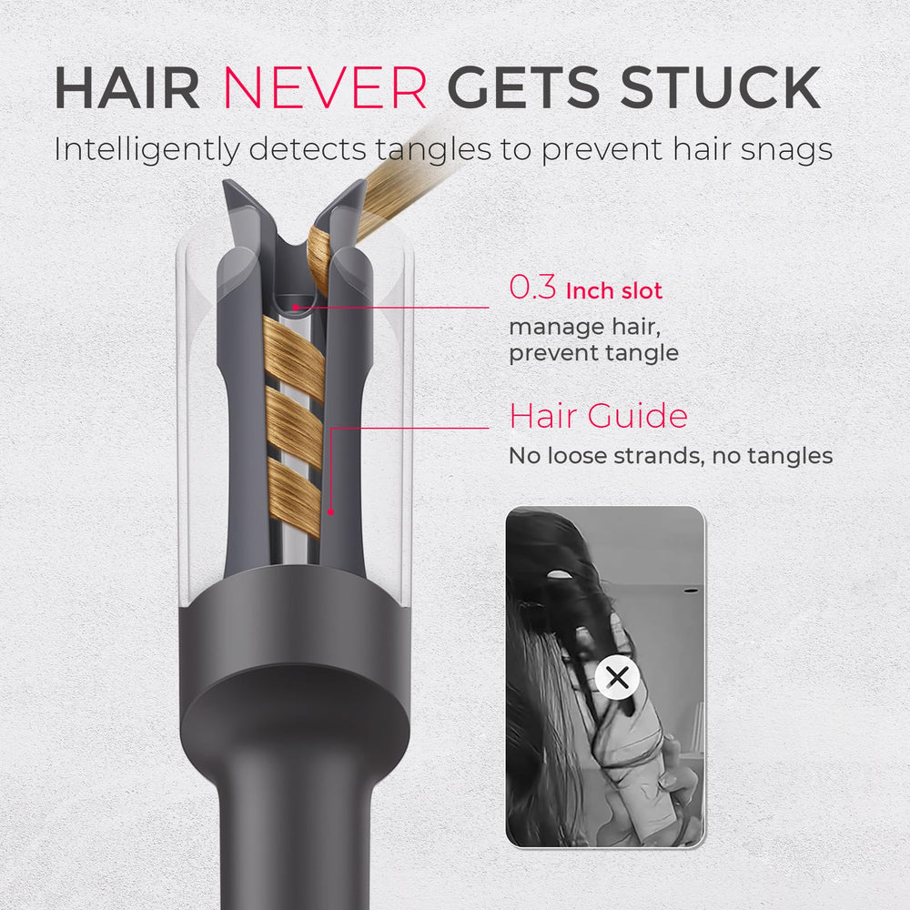 TYMO CURLPRO in use creating beach waves quickly and consistently