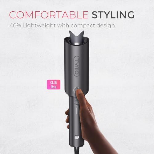 TYMO CURLPRO on bathroom counter in lifestyle shot showing fast daily styling