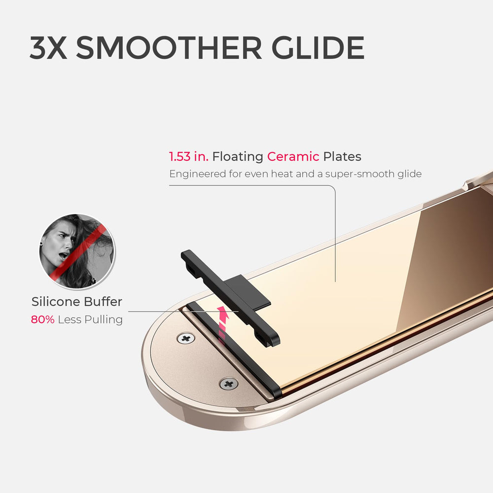TYMO beside ruler size comparison for portable, travel-ready benefit